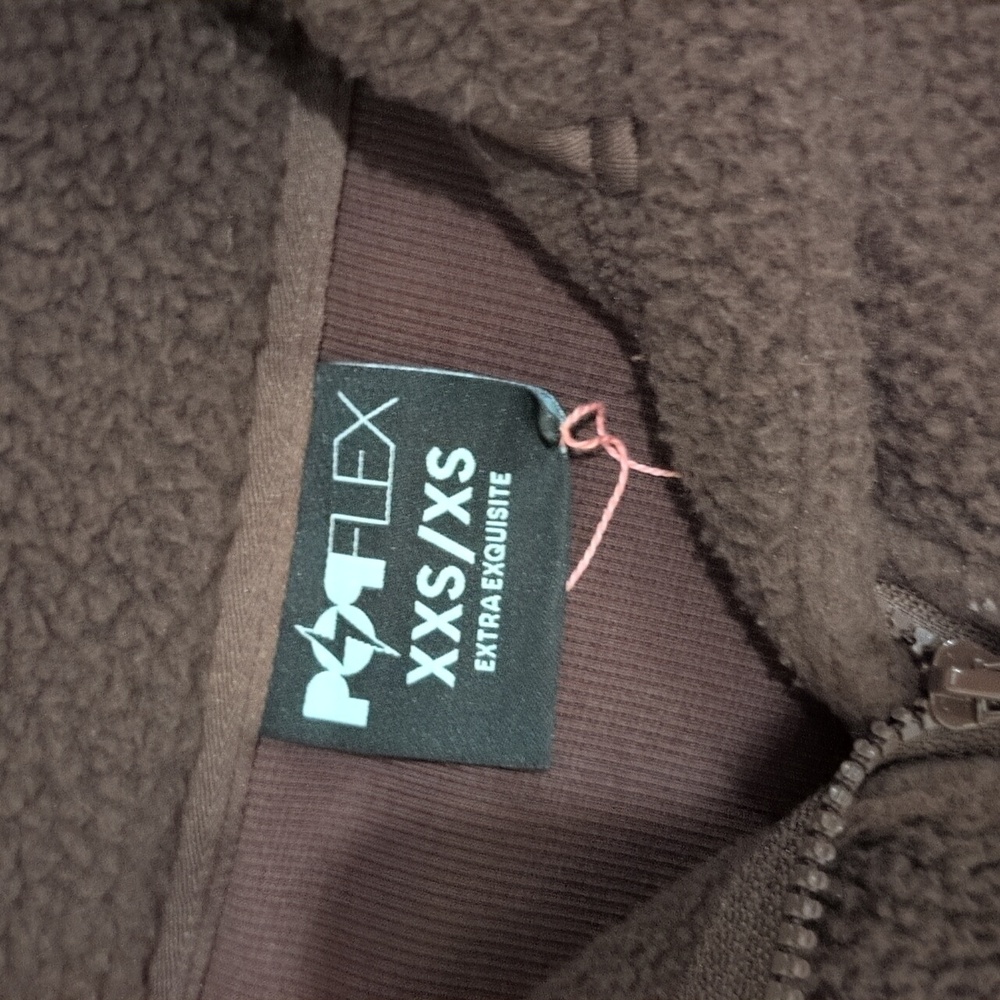 Women's Brown Popflex Sweater Size XXS/XS - Picture 3 of 4